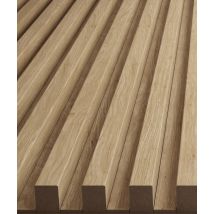 275x3x0,6 cm LD - (dąb natura) - 3 cm listwa dystansowa do lameli ściennych