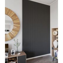 275x3x4 cm LD Lamele (grafit) - Lamel ścienny i sufitowy 3D