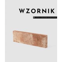 Wzornik SC Toruński Dziedziniec - płytki z zabytkowej XIX wiecznej cegły rozbiórkowej