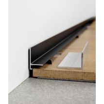 200 x 1,6 x 2 cm Minileiste - (czarny) - Minimalistyczna listwa przypodłogowa cokołowa SL16X5-03