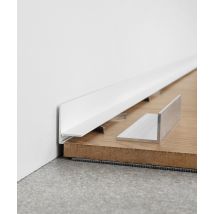 200 x 1,6 x 2 cm Minileiste - (biały RAL 9016) - Minimalistyczna listwa przypodłogowa cokołowa SL16X5-04