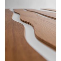 218x20-24,5 cm Deska podłogowa krzywoliniowa (ciepły dąb) - dąb naturalny