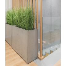 90x30x70 cm CT - Donica betonowa w kształcie prostokąta (szara)