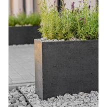 120x30x70 cm CT - Donica betonowa w kształcie prostokąta (antracytowa)
