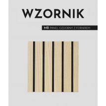 Wzornik MB (fornir jesion) - panele frezowane MDF