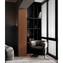 50x50x1,8 cm MB - LIRA (miedziany metaliczny) - Lakierowany panel ścienny 3D