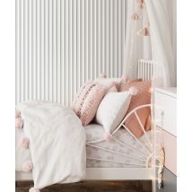 275x50x1,8 cm MB - LIRA (biały RAL 9016) - Lakierowany panel ścienny 3D