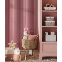 50x50x1,8 cm MB - LUNA (różowy RAL 3015) - Lakierowany panel ścienny 3D