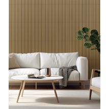 50x50x1,8 cm MB - LUNA (brązowy metaliczny) - Lakierowany panel ścienny 3D