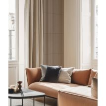 50x50x1,8 cm MB - LUNA (brązowy RAL 1019) - Lakierowany panel ścienny 3D