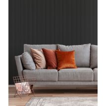 275x50x1,8 cm MB - LUNA (antracyt) - Lakierowany panel ścienny 3D