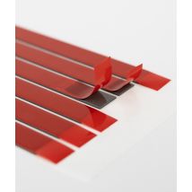 125 x 12 mm Minileiste - zestaw 6 szt. naklejek montażowych STRIPE2