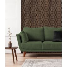 275x50x1,1 cm MB (lemon) panel frezowany MDF fornir orzech - ozdobna dekoracja ścienna 3D