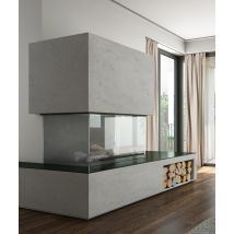 100x50 cm LS - (jasny popiel) - płyta z betonu architektonicznego GRC