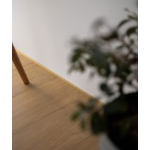 200 x 1 x 0,1 cm Minileiste - (złoty) - Minimalistyczna listwa przypodłogowa AL10X5-05