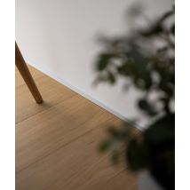 200 x 1 x 0,1 cm Minileiste - (srebrny) - Minimalistyczna listwa przypodłogowa AL10X5-01