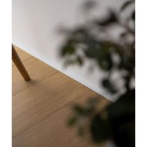 200 x 1,6 x 0,1 cm Minileiste - (biały RAL 9016) - Minimalistyczna listwa przypodłogowa AL16X5-04