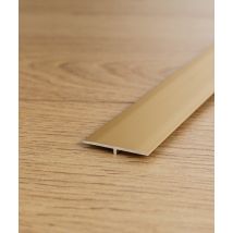 200 x 2,5 x 0,1 cm Minileiste - (złoty) - Minimalistyczna listwa aluminiowa łączeniowa międzypodłogowa - UL25X2-05