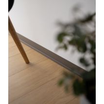 200 x 1,6 x 4,5 cm LUMINIO™ - (tytanowy) - listwa przypodłogowa cokołowa aluminiowa - H45