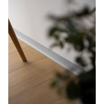 200 x 1,6 x 4,5 cm LUMINIO™ - (srebrny) - listwa przypodłogowa cokołowa aluminiowa - H45
