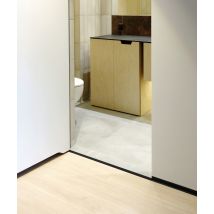 200 x 2,5 x 0,1 cm Minileiste - (czarny) - Minimalistyczna listwa aluminiowa łączeniowa progowa - UL25X2-03