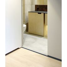 200 x 2,5 x 0,1 cm Minileiste - (antracyt RAL 7016) - Minimalistyczna listwa aluminiowa łączeniowa progowa - UL25X2-06