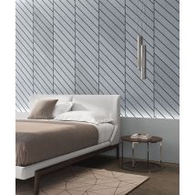 121x50,1 cm VT - PB43 (S96 Chłodna szarość) JODEŁKA - Panel dekor 3D beton architektoniczny