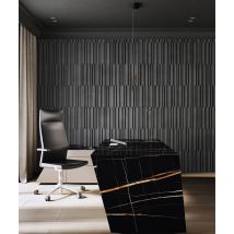 135x60 cm VT - PB42 (S96 Chłodna szarość) LAMEL - Panel dekor 3D beton architektoniczny