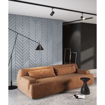 118,8x60 cm VT - PB44 (S96 Chłodna szarość) JODEŁKA - Panel dekor 3D beton architektoniczny