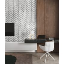 93,9x60 cm VT - PB46 (S50 Mglista szarość) JODEŁKA - Panel dekor 3D beton architektoniczny