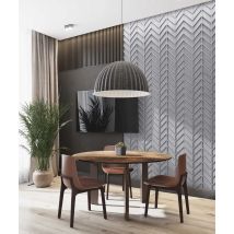 93,9x60 cm VT - PB47 (S96 Chłodna szarość) JODEŁKA - Panel dekor 3D beton architektoniczny