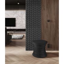 93,5x60 cm VT - PB48 (B15 Grafitowa czerń) JODEŁKA - Panel dekor 3D beton architektoniczny