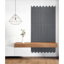 93,5x60 cm VT - PB49 (B8 Stylowy antracyt) JODEŁKA - Panel dekor 3D beton architektoniczny