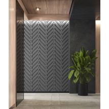 115,6x60 cm VT - PB50 (B8 Stylowy antracyt) JODEŁKA - Panel dekor 3D beton architektoniczny