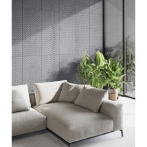 135x59,8 cm VT - PB54 (S96 Chłodna szarość) BLACHA - Panel dekor 3D beton architektoniczny