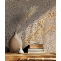 100x50 cm DS - (cappuccino, złote kruszywo) - płyta beton architektoniczny ultralekka