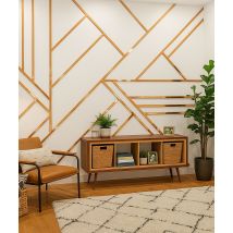 270x2x0,9 cm SM - (miedziany połysk) - stalowa listwa dekoracyjna C [GTU_08]