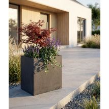 31x25x30 cm CT - Donica betonowa w kształcie prostokąta (antracytowa)