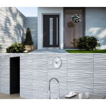 100x50 cm VT - PB03 (KS kość słoniowa) FALA - panel dekor 3D beton architektoniczny