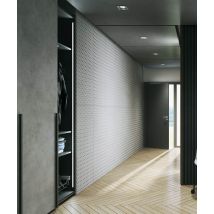135x59,8 cm VT - PB53 (S96 Chłodna szarość) BLACHA - Panel dekor 3D beton architektoniczny