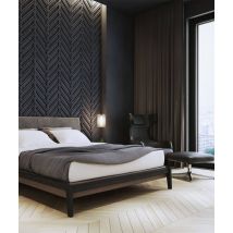 115,6x60 cm VT - PB50 (B15 czarny) JODEŁKA - Panel dekor 3D beton architektoniczny
