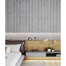 93,9x60 cm VT - PB47 (S51 ciemno szary - mysi) JODEŁKA - Panel dekor 3D beton architektoniczny