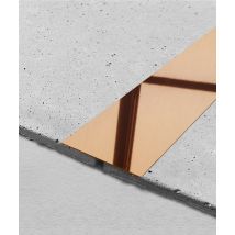 270x10x0,06 cm SM - (miedziany połysk) - stalowa listwa dekoracyjna płaska [GTU_08]