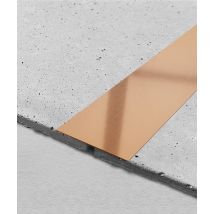 270x10x0,06 cm SM - (miedziany matowy) - stalowa listwa dekoracyjna płaska [GTU_08]