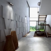 60x60 cm VT - PB10 (S50 jasno szary - mysi) MOZAIKA - panel dekor 3D beton architektoniczny A