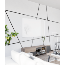 270x1x0,06 cm SM - (czarny połysk) - stalowa listwa dekoracyjna płaska [GTU_08]