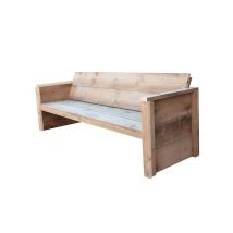 Panca da Giardino Vlieland - Kit da Costruzione in Legno per Ponteggi 175Lx72Hx57D cm