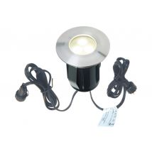 Einbauleuchte MARS, 0,5 W, 1 m Kabel + Stecker, 1 m Kabel + Kupplung, Ø 42 mm, IP 44, A+