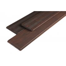 Lames de terrasse en bambou, français / lisse, espresso, 20 x 139 x 1870 mm, 3 pcs / PE