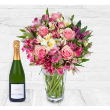 Peruvian Lily & Rose & Champagne